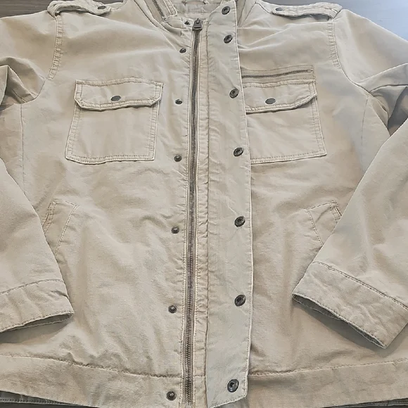 Levi's Beige Military Field Jacket - Picture 3 of 7